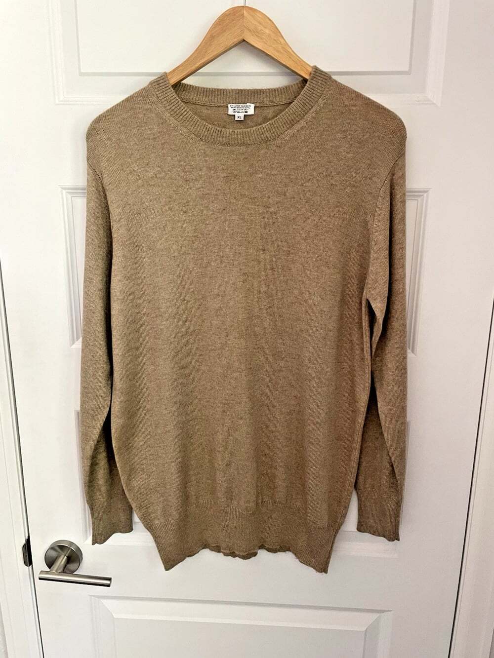 Handmade in Nepal - 100% Cashmere Sweater Womens L/XL Minimalist Quiet Luxury